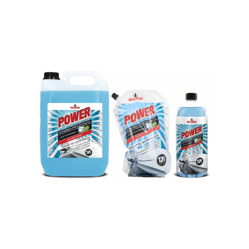 NIGRIN KFZ-Scheiben-Frostschutz POWER, Konzentrat, 5 l