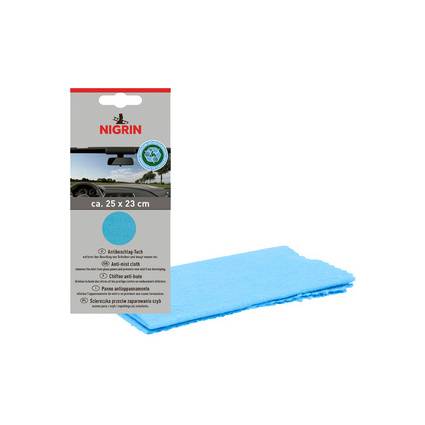 NIGRIN Anti-Beschlag-Tuch ECO, blau, 250 x 230 mm