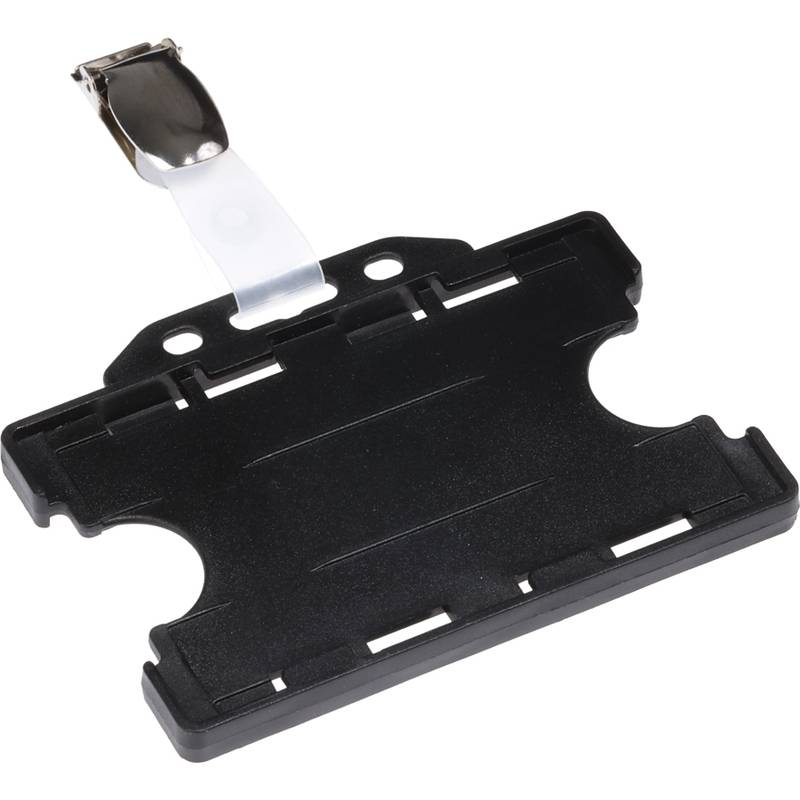 EUROPEL Ausweishalter, offen, mit Clip, 54 x 85 mm