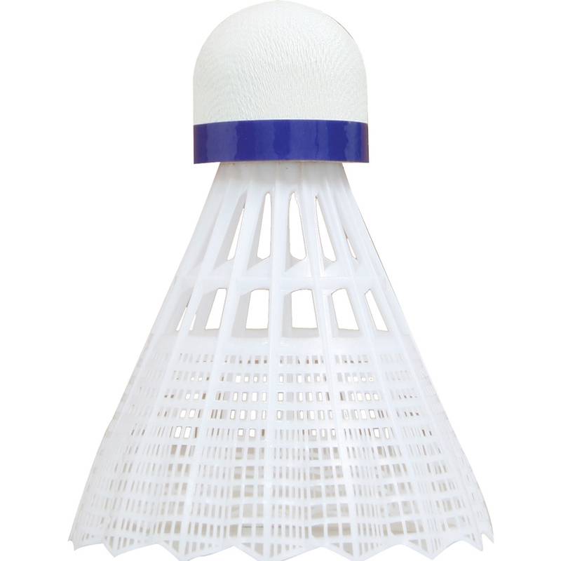 TALBOT torro Badmintonball Tech 350, medium, weiß/blau