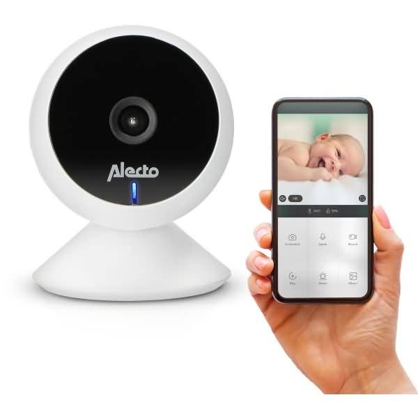 ALECTO SMARTBABY5 - WLAN-Babyphone mit Kamera, weiß