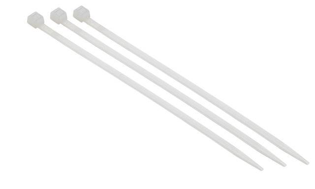 Kabelbinder 165mm,100er-Beuteltransparent, Breite 2,6mm