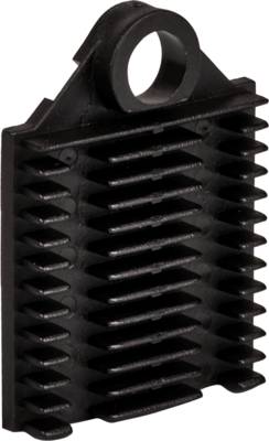 Spleißhalter für 12 x Crimpspleißschutz -- schwarz Glasfaserverkabelung Glasfaser Verteiler +