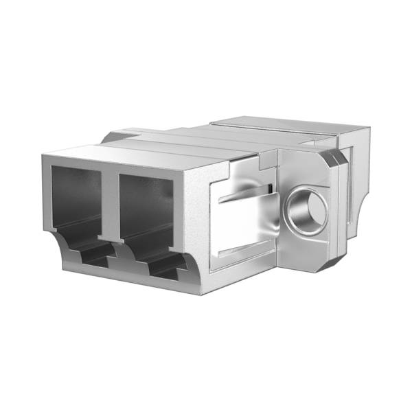 Kupplung LC Duplex OM1-5 Metallgehäuse -- Glasfaserverkabelung Glasfaser Kupplungen OM1