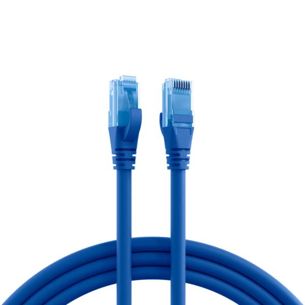 RJ45 Patchkabel Cat.6A U/UTP LSZH -- Premium 500MHz blau 3m SALE Kupferverkabelung