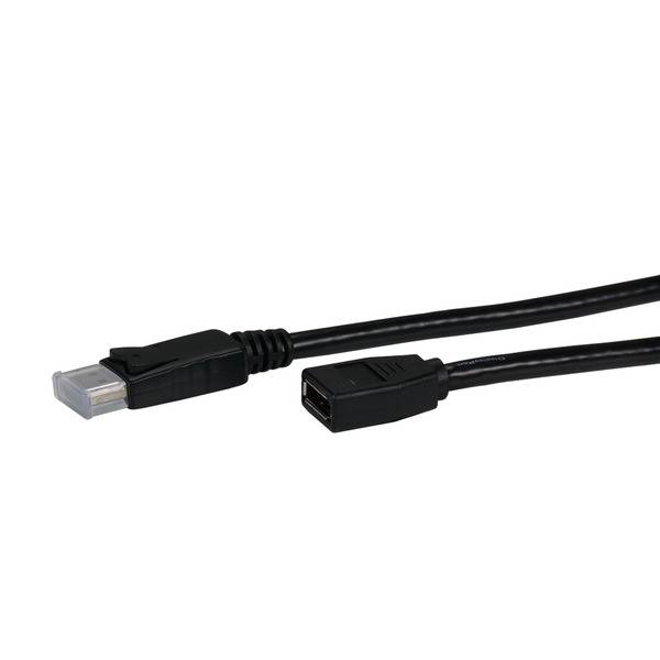 DisplayPort 1.4 Verlängerungskabel, DP -- Stecker -,DP Buchse, 8K@60Hz, schwarz, 1 SALE Multimedia