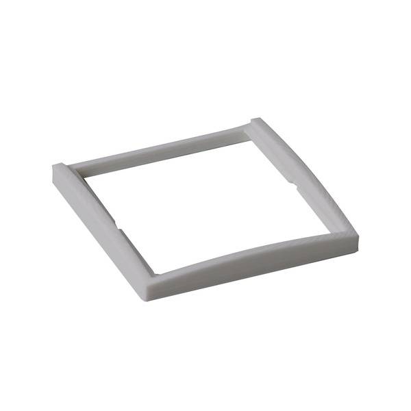 Adapterrahmen Designkompatibilität zu -- Berker, RAL9003 SALE Kupferverkabelung zu Berker