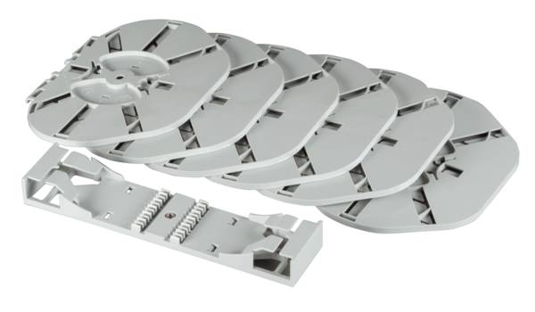 Zubehör Spleißkassetten ANT 4 Kassetten -- (4x12) 6mm hoch Glasfaserverkabelung Glasfaser Muffen