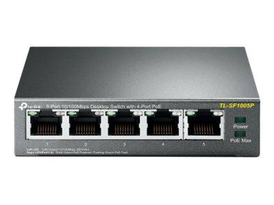 TP-Link Switch 5x FE TL-SF1005P (4xPOE+/58W) Multimedia-Technik Switche