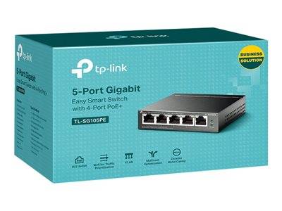 TP-LINK TL-SG105PE Netzwerk & Smart Home Switch - CLI verwaltet