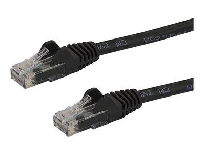 STARTECH 3 m Black Snagless Cat6 UTP Netzwerk & Smart Home Netzwerk-Zubehör Netzwerk- und DAC-Kabel