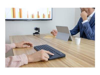 LOGI K400 Plus Touch Keyboard black(NLB) Peripheriegeräte & Zubehör Tastaturen Kabellos