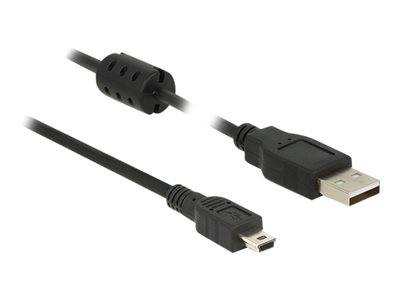 DELOCK Kabel USB 2.0 Typ-A >Mini-B 3,0 m Peripheriegeräte & Zubehör & Adapter - USB & Thunderbolt