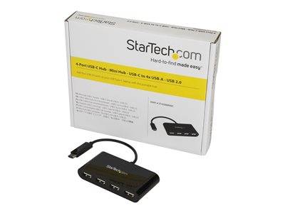 STARTECH 4-Port USB-C Hub - Mini Hub Eingabe / Ausgabe Dockingstations und Hubs