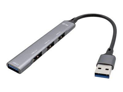 I-TEC USB 3.0 Metal HUB 4 Port passive Eingabe / Ausgabe Dockingstations und Hubs
