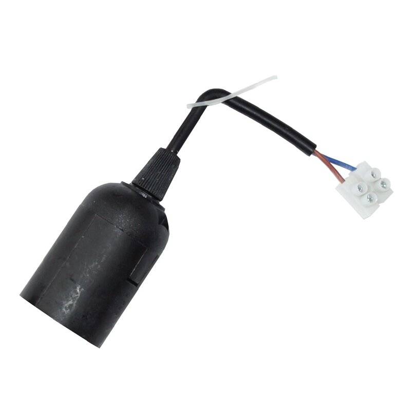 Kopie von Baufassung Lampenfassung Renovierfassung Fassung E27 schwarz #1