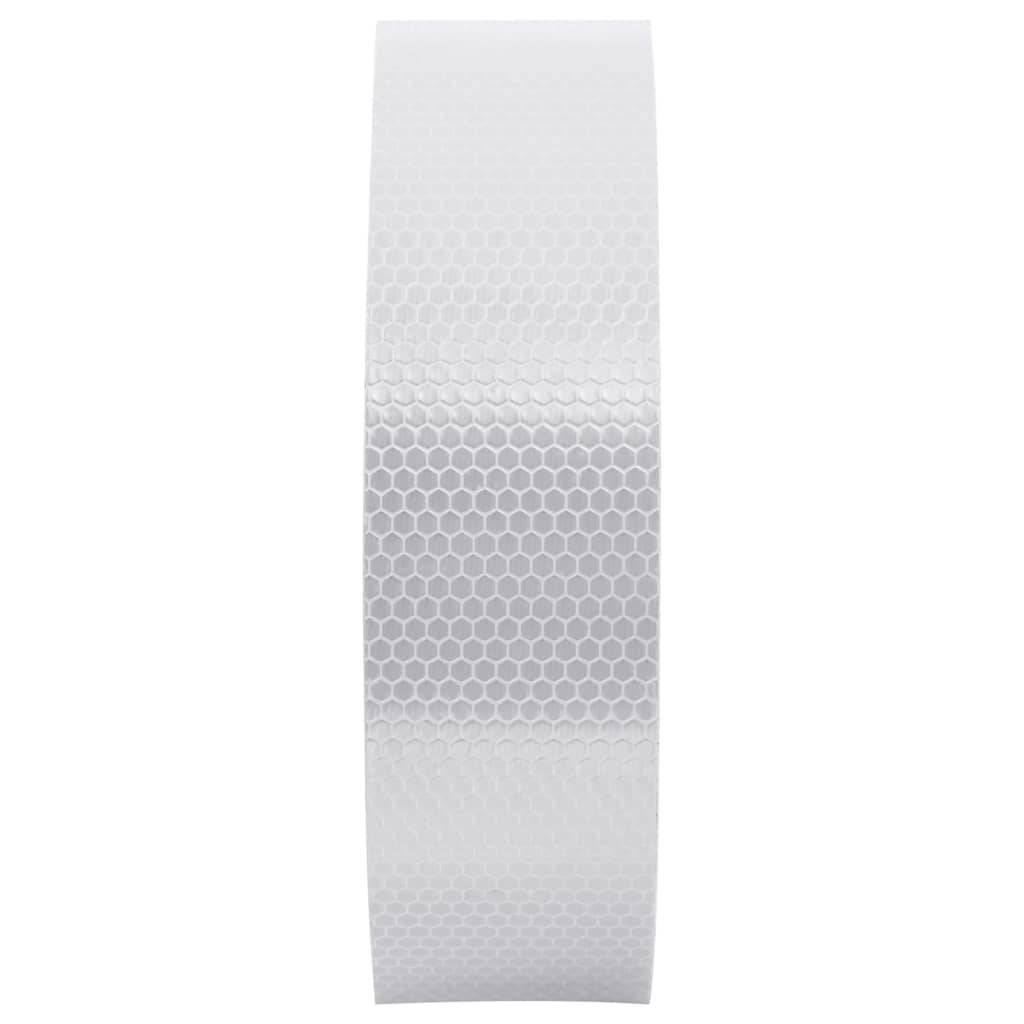 vidaXL Reflektorband Weiß 5 cmx50 m PVC