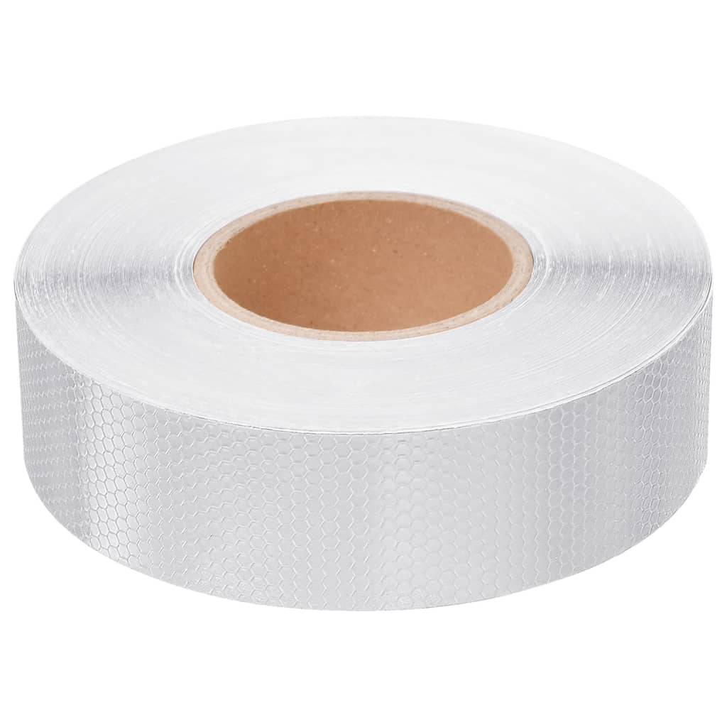 vidaXL Reflektorband Weiß 5 cmx50 m PVC
