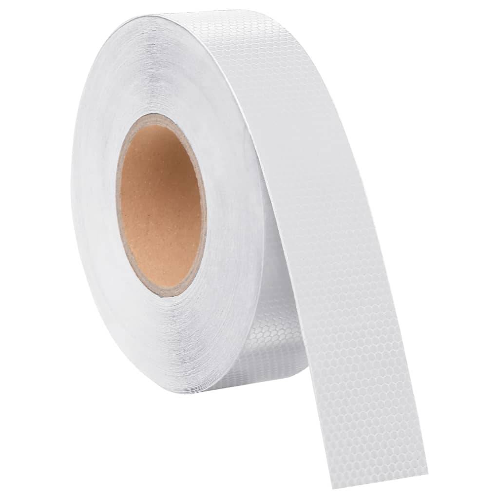vidaXL Reflektorband Weiß 5 cmx50 m PVC