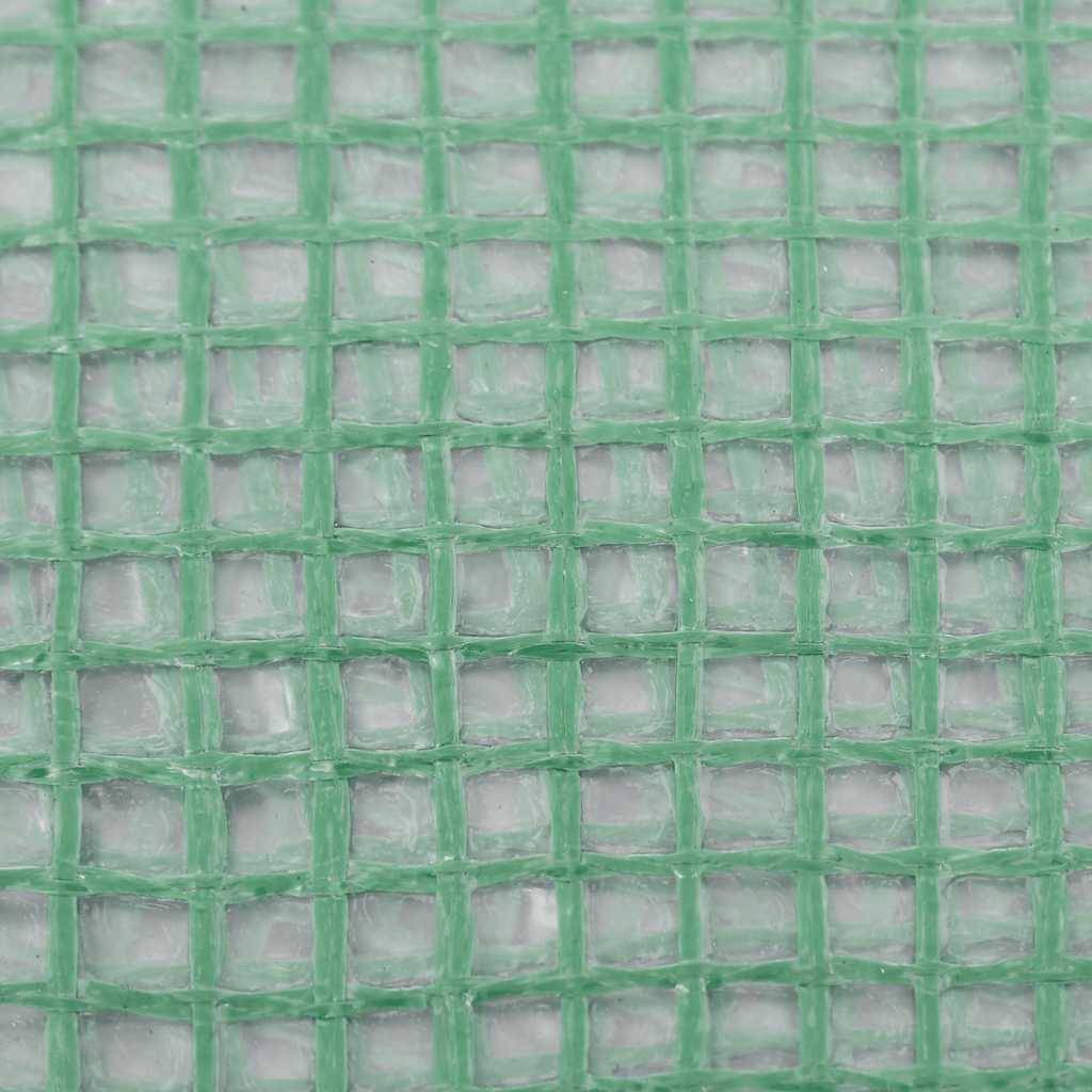 vidaXL Ersatzabdeckung für Gewächshaus (32 m²) 400x800x200 cm Grün