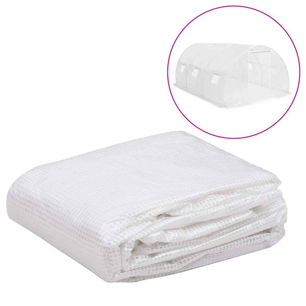 vidaXL Ersatzabdeckung für Gewächshaus (13,5 m²) 3x4,5x2 m Transparent