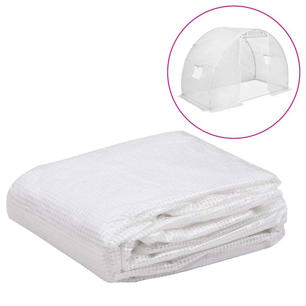 vidaXL Ersatzabdeckung für Gewächshaus (4,5 m²) 3x1,5x2 m Transparent