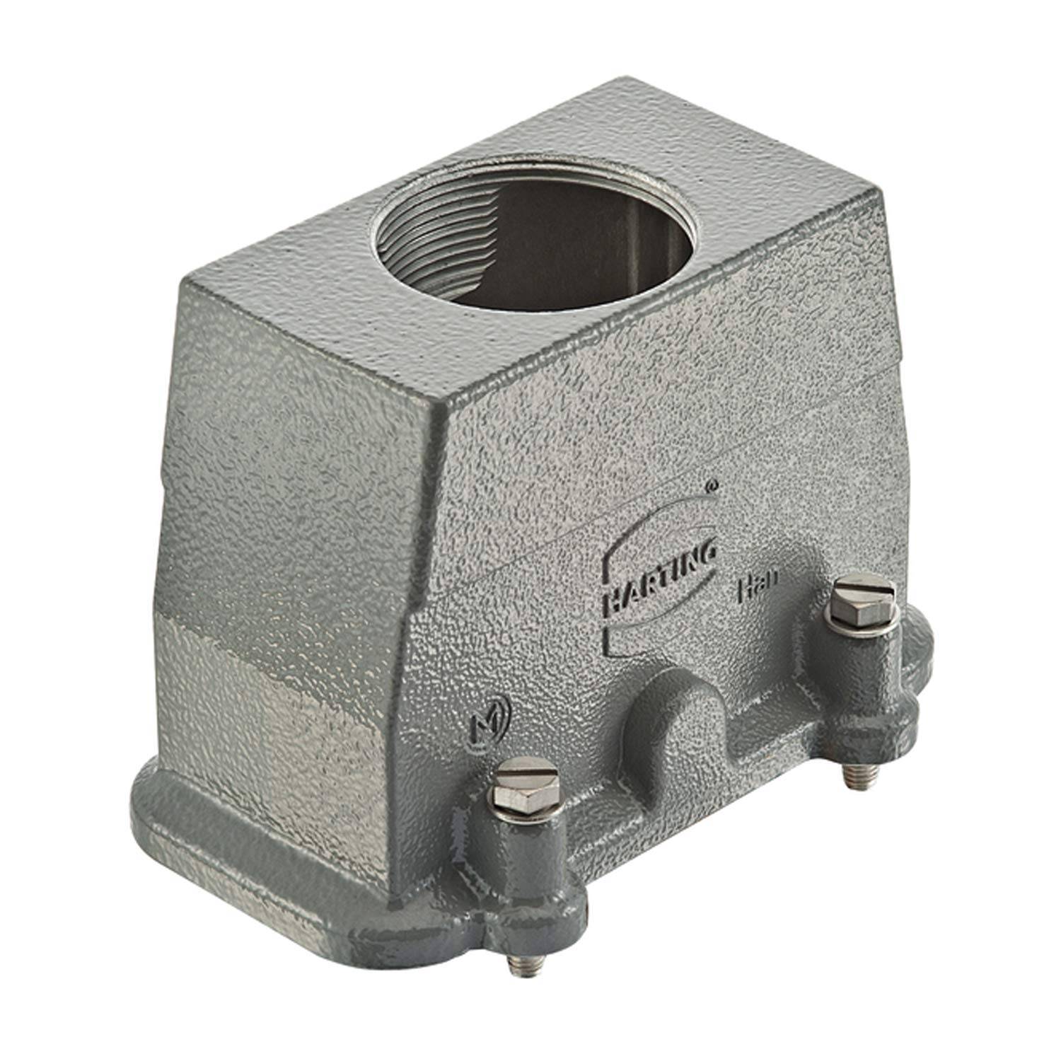 HARTING Han 16HP Tüllengehäuse, 1xM40 gerader Kabelabgang, Schraubverriegelung - 1Stück