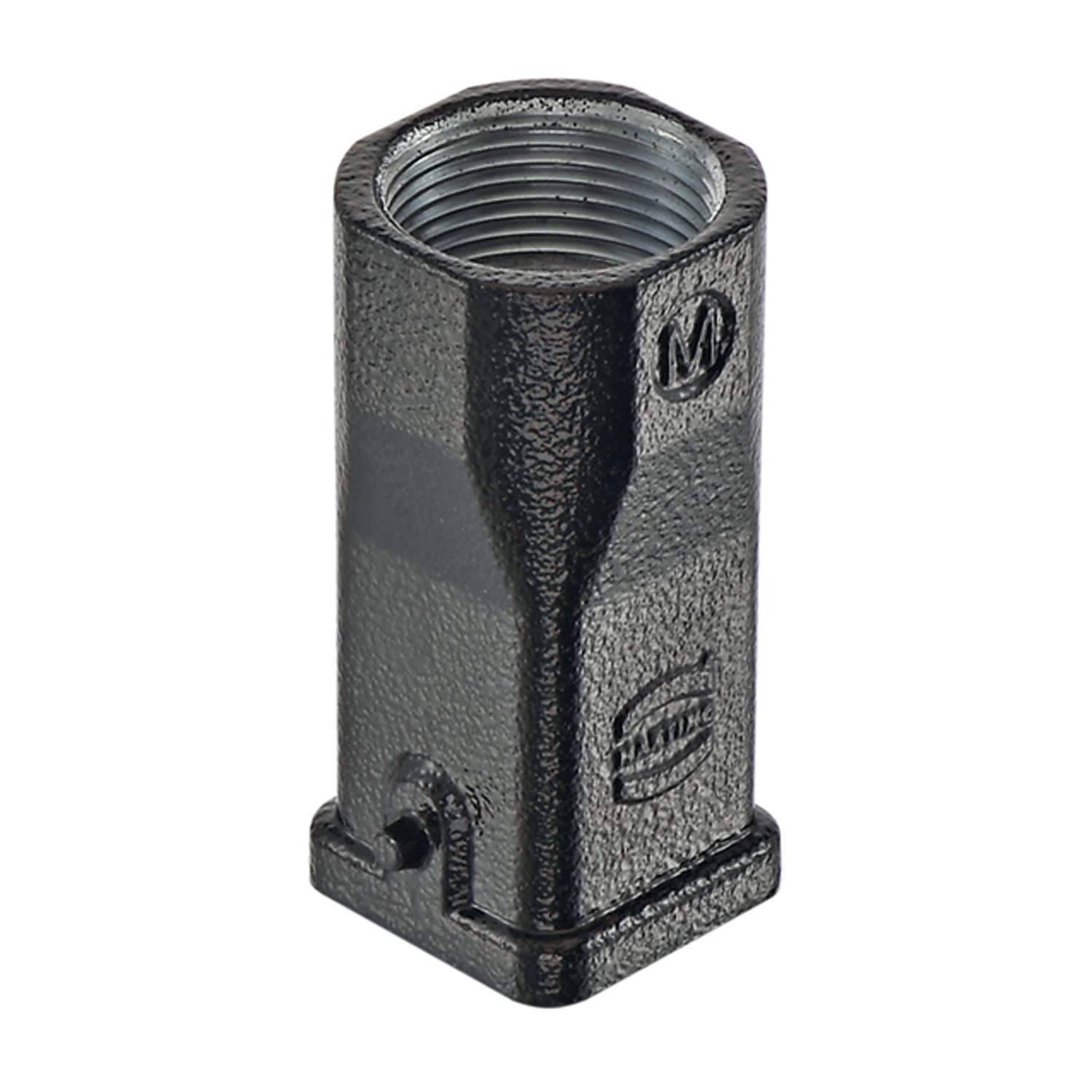 Eine graue Kunststoffschraubkappe mit gerippten Seiten, typischerweise zum Verschließen von Flaschen oder Behältern verwendet.