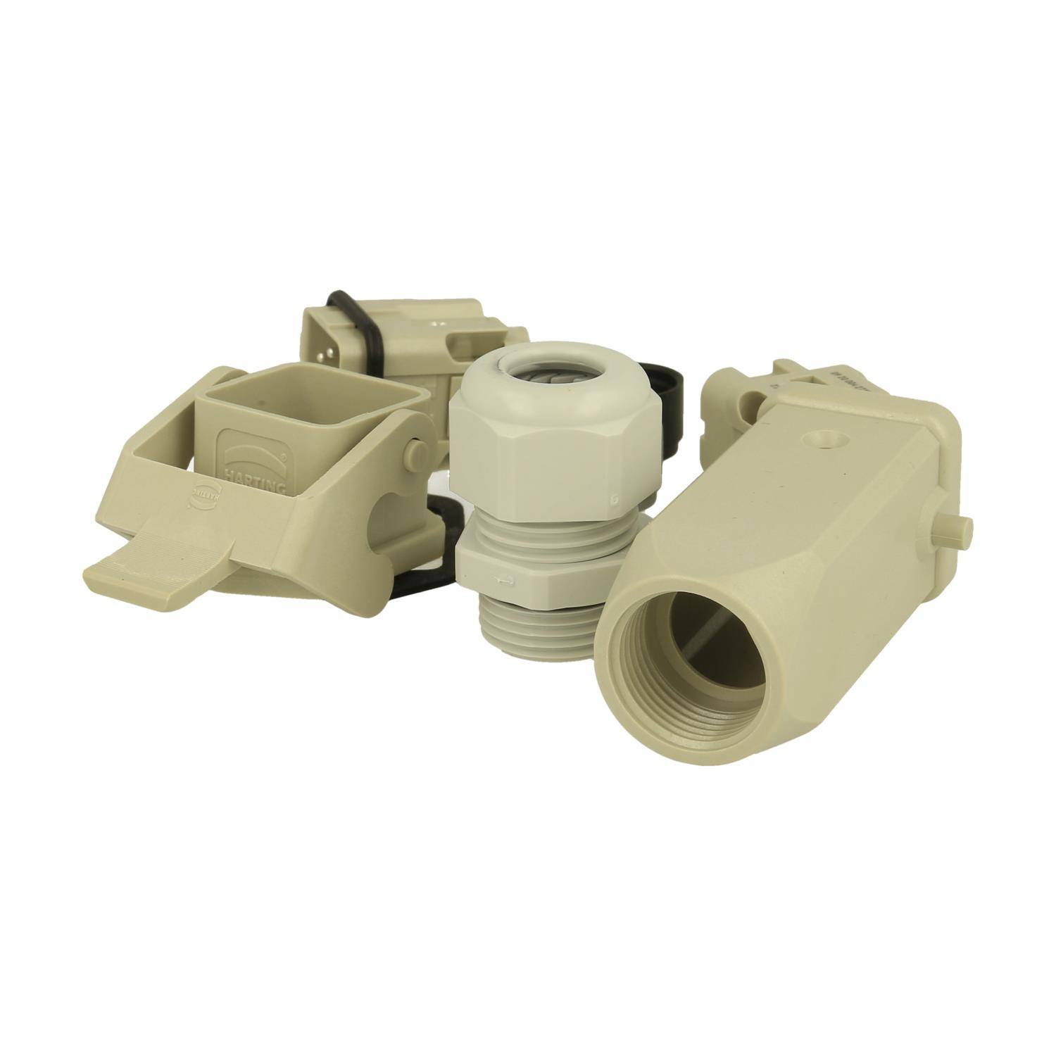 HARTING Han KID 3A/4 polig gerader Kabelabgang - 1 Stück