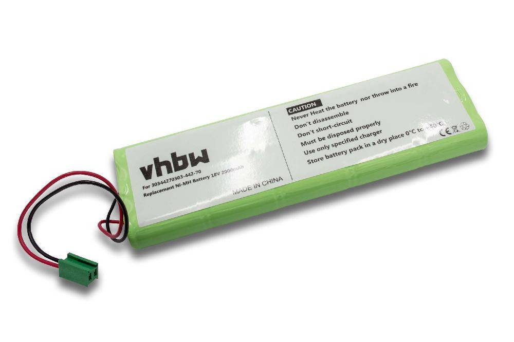 Medizintechnik-Akku als Ersatz für GE / Marquette 30344270303-442-70 - 2000mAh, 18V, NiMH