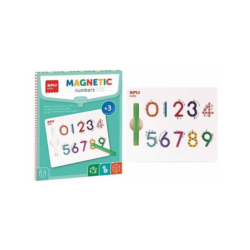 APLI kids Tableau magnétique, "Magnets 123 chiffres"