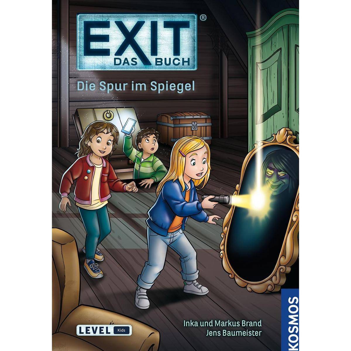 EXIT - Das Buch Kids: Die Spur im Spiegel, Rätselbuch, ab 8 Jahren, DE-Ausgabe