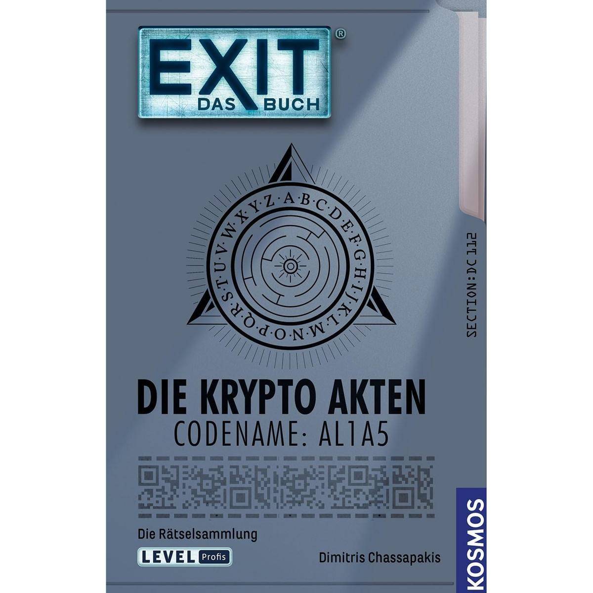 EXIT - Das Buch: Die Krypto-Akten, Rätselbuch, ab 14 Jahren (DE-Ausgabe)