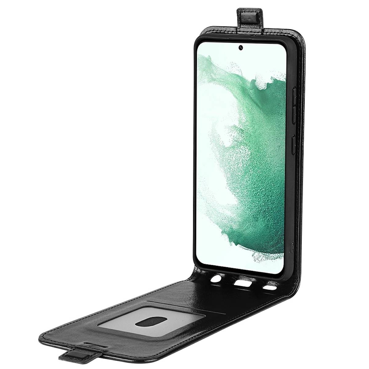 Für Samsung Galaxy S23 Plus Fliptasche Premium Schwarz Hülle Case Cover Schutz Zubehör Etui Neu