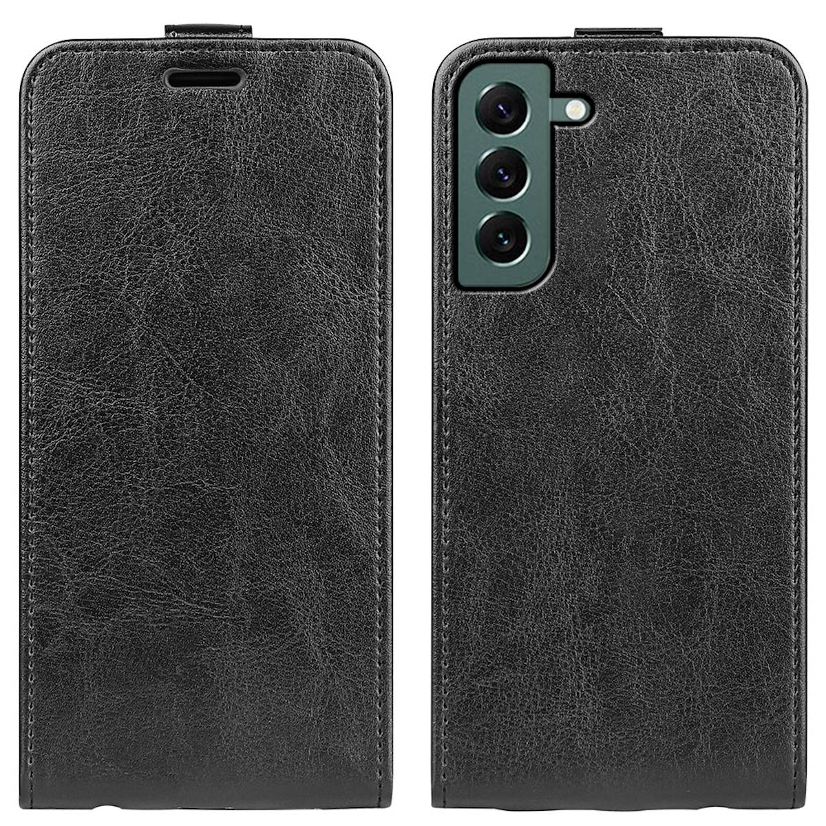 Für Samsung Galaxy S23 Plus Fliptasche Premium Schwarz Hülle Case Cover Schutz Zubehör Etui Neu