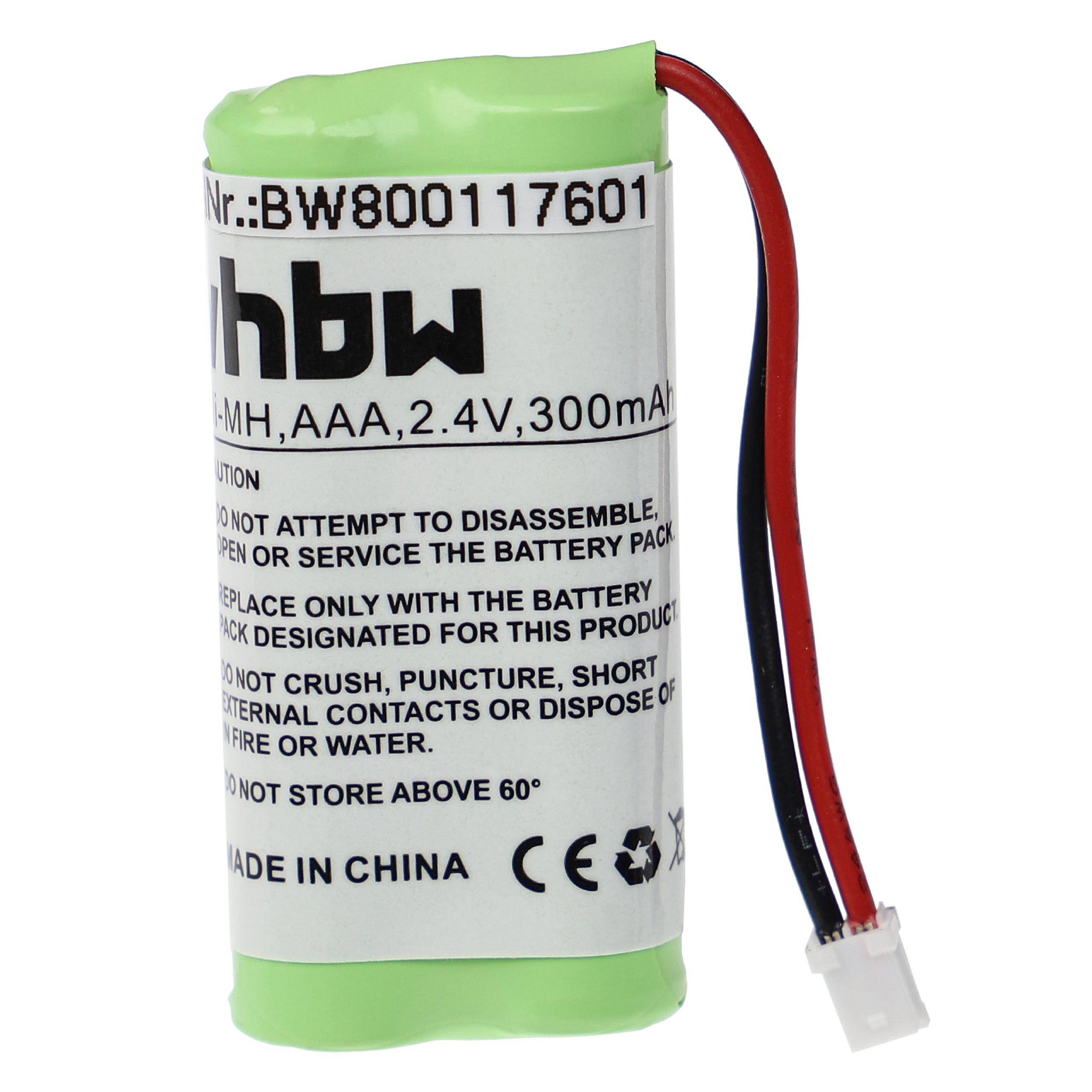 Medizintechnik-Akku als Ersatz für Dentsply GP50NH4SMXZ - 300mAh, 2,4V, NiMH