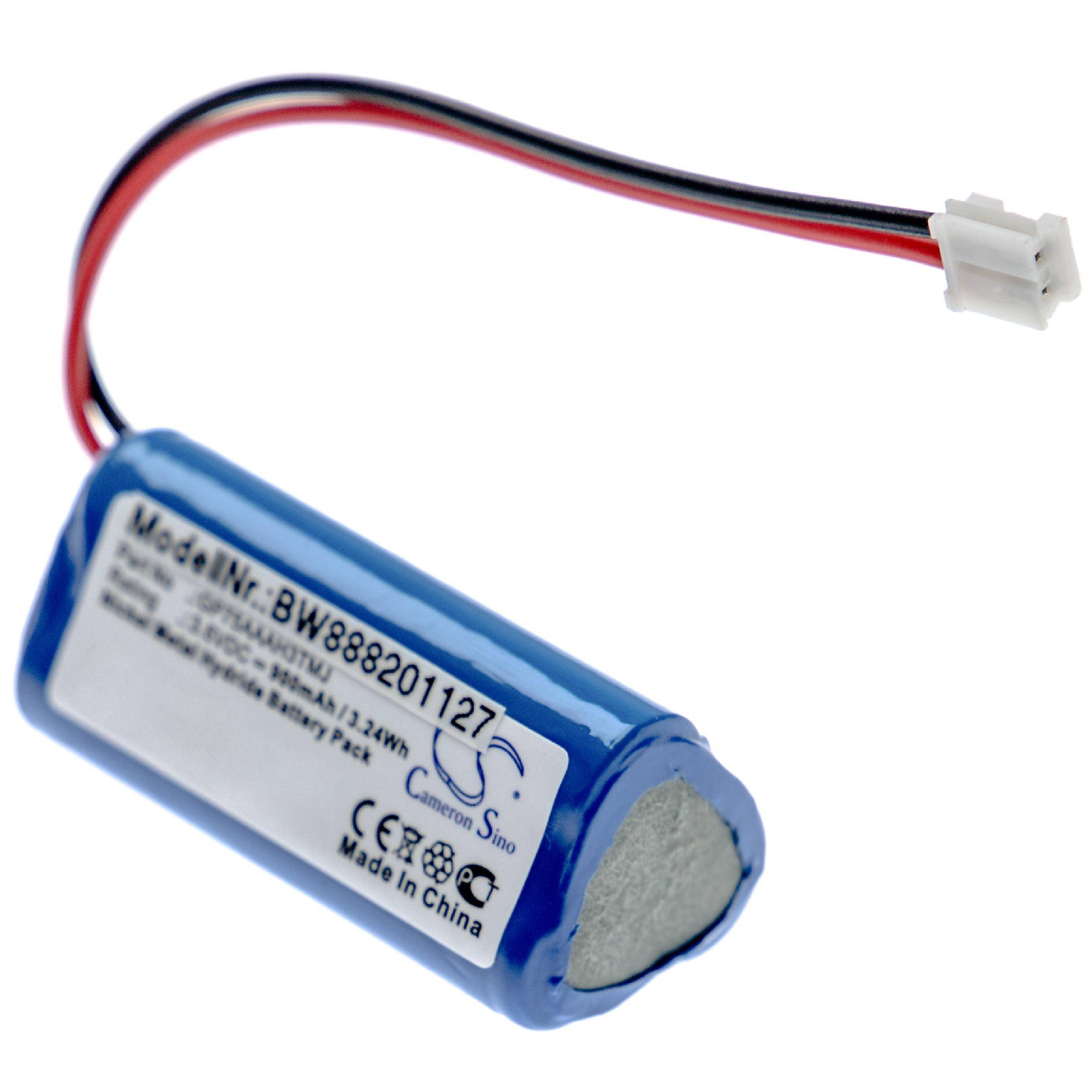 Medizintechnik-Akku als Ersatz für Dentsply GP75AAAH3TMJ, V040141000507 - 900mAh, 3,6V, NiMH