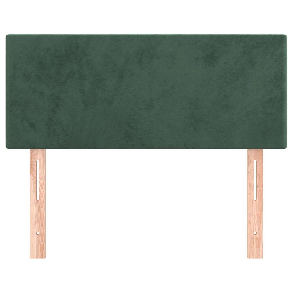 vidaXL Kopfteil Dunkelgrün 80x5x78/88 cm Samt