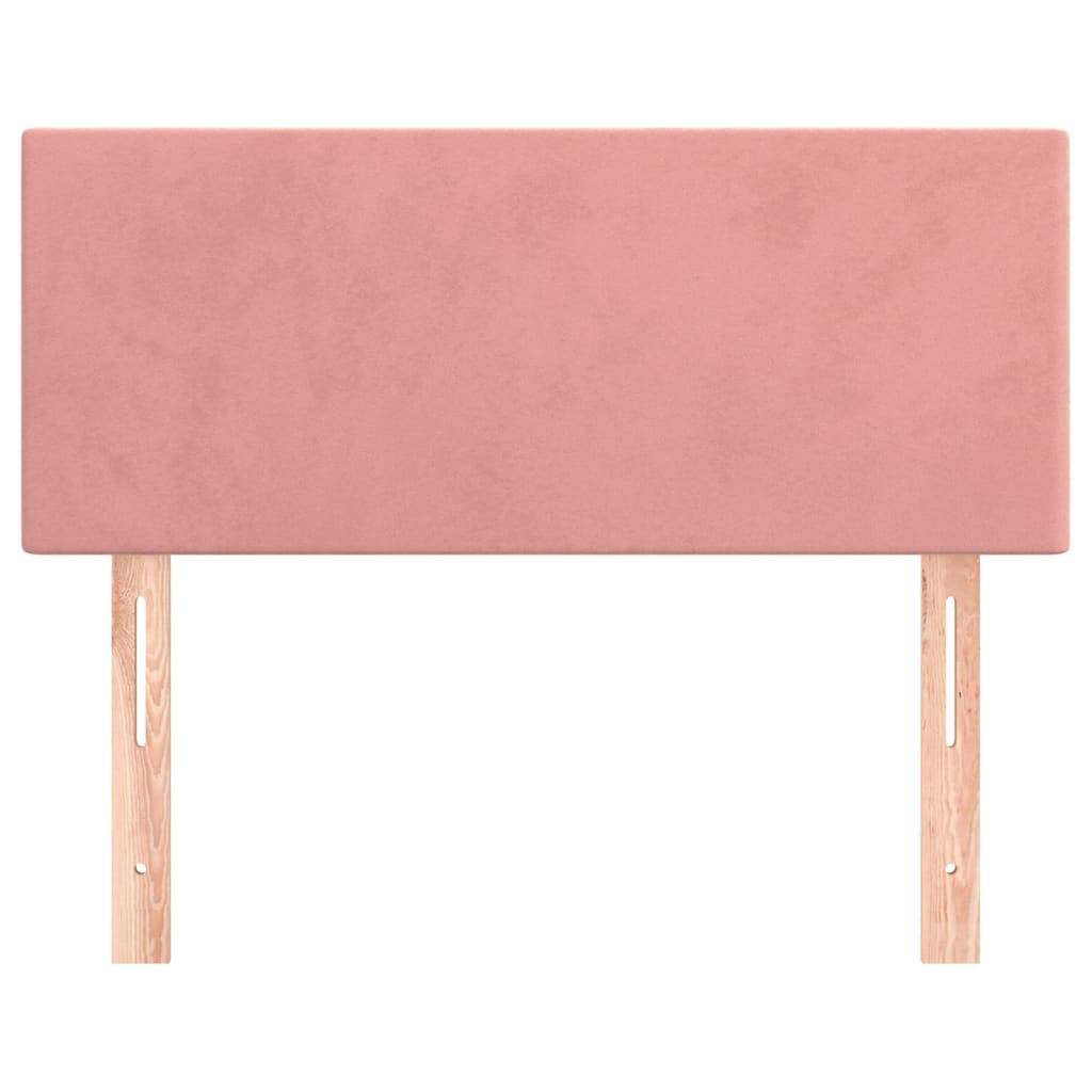 vidaXL Kopfteil Rosa 80x5x78/88 cm Samt