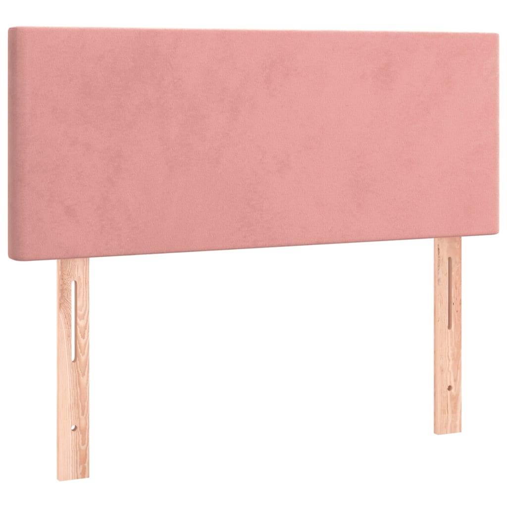 vidaXL Kopfteil Rosa 90x5x78/88 cm Samt