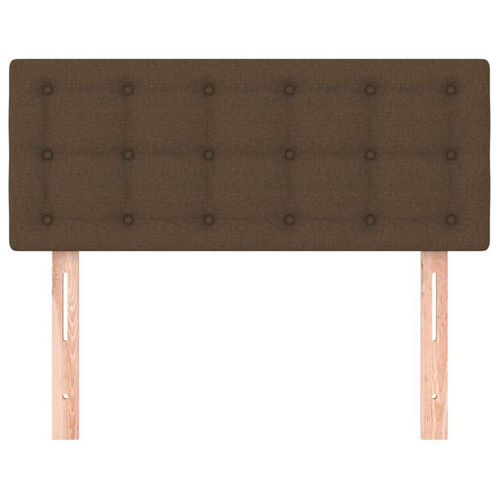 vidaXL Kopfteil Dunkelbraun 90x5x78/88 cm Stoff