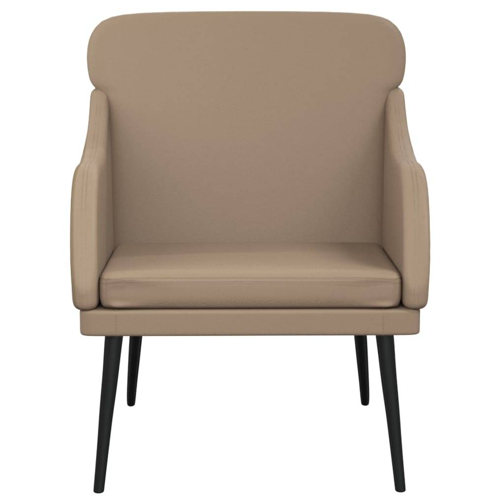 vidaXL Sessel Cappuccino-Braun 63x76x80 cm Kunstleder