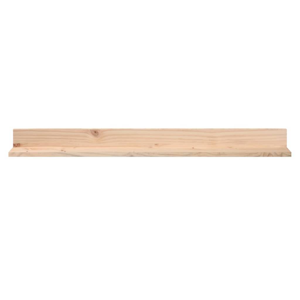 vidaXL Wandregale 2 Stk. 110x11x9 cm Massivholz Kiefer