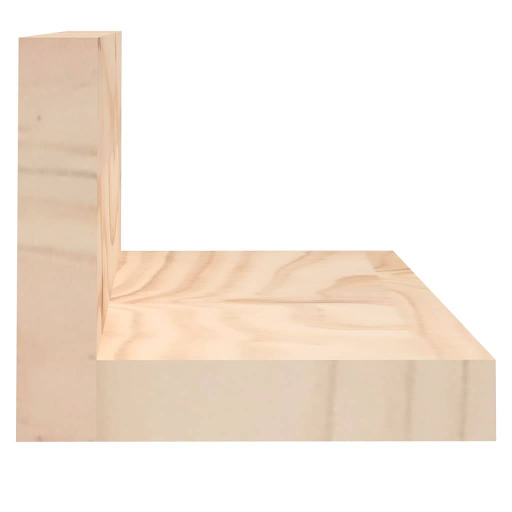 vidaXL Wandregale 2 Stk. 110x11x9 cm Massivholz Kiefer
