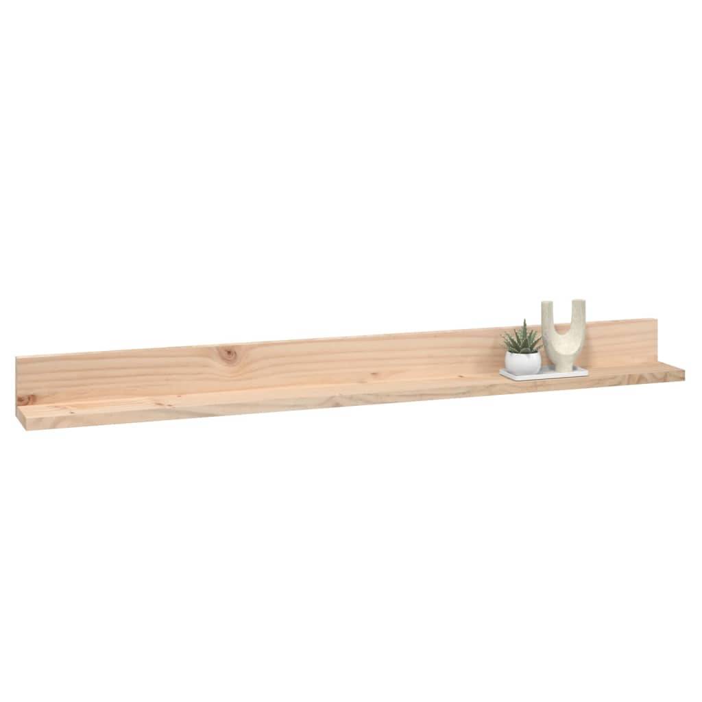 vidaXL Wandregale 2 Stk. 110x11x9 cm Massivholz Kiefer
