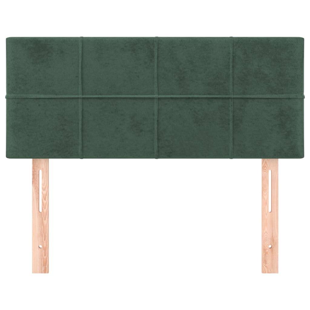 vidaXL Kopfteil Dunkelgrün 80x5x78/88 cm Samt