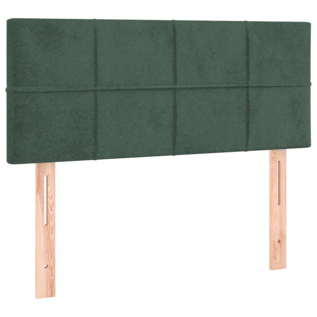 vidaXL Kopfteil Dunkelgrün 80x5x78/88 cm Samt