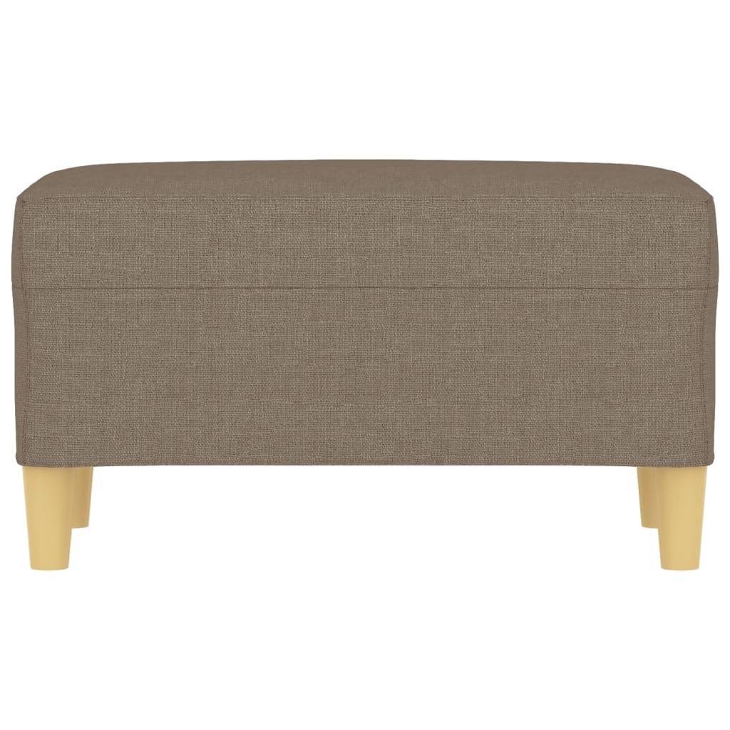 vidaXL Sitzbank Taupe 70x35x41 cm Stoff