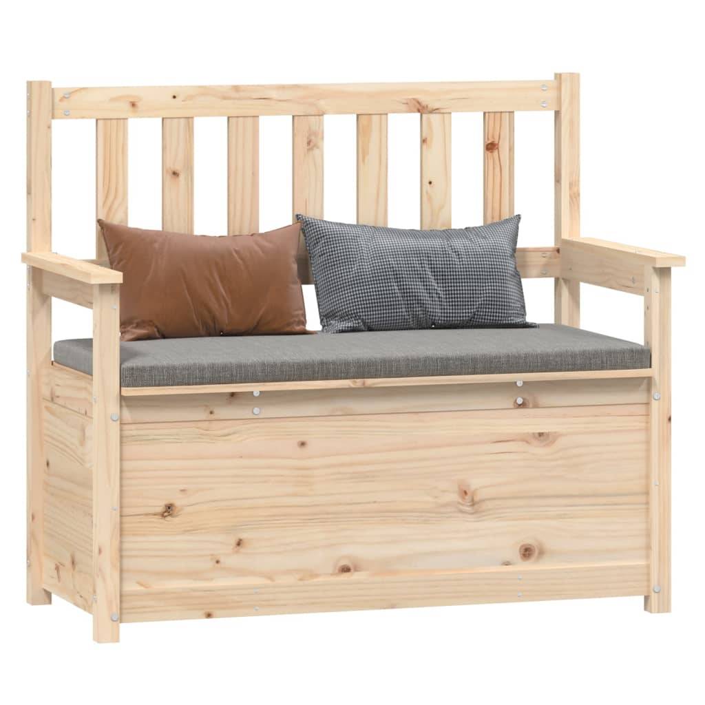 vidaXL Sitzbank 112,5x51,5x96,5 cm Massivholz Kiefer