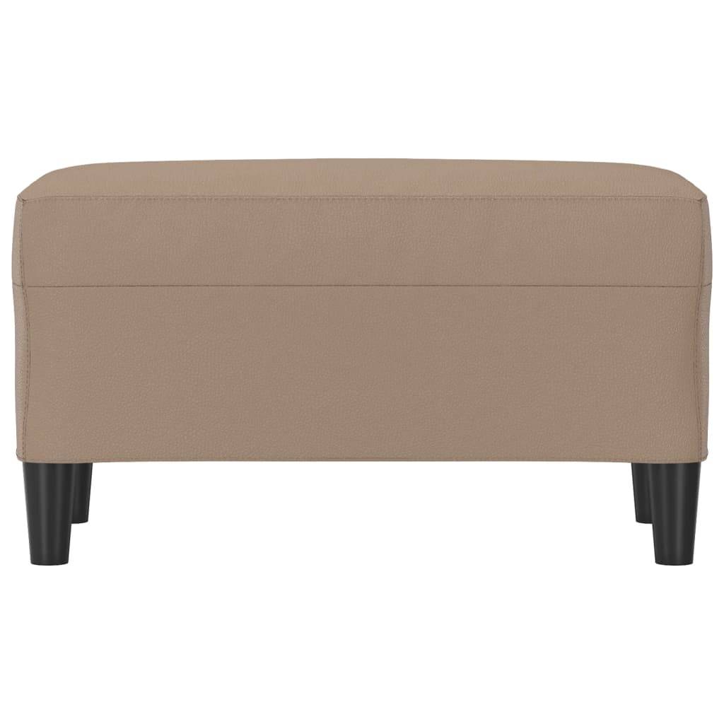 vidaXL Sitzbank Cappuccino-Braun 70x35x41 cm Kunstleder